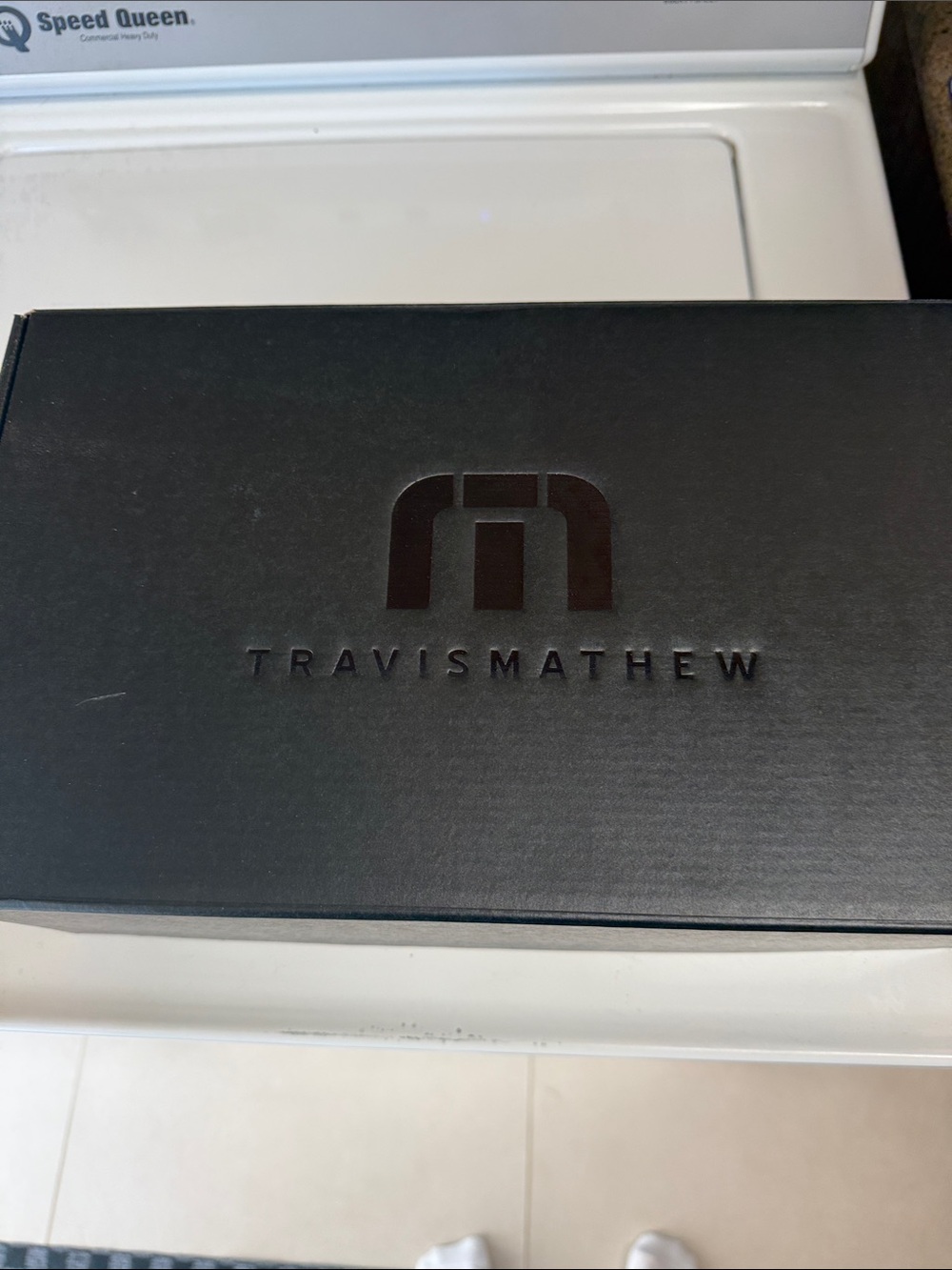 Travis Mathew Gray and Black Lace-Up Golf Sneakers with Maroon Lining - Picture 5 of 6